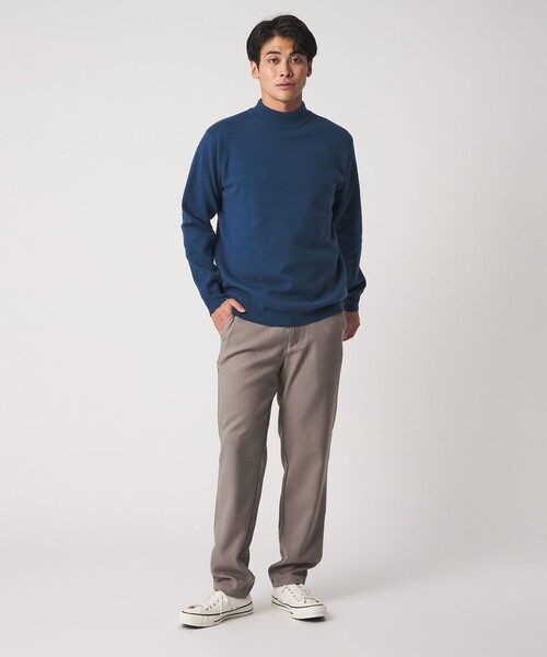 A DAY IN THE LIFE UNITED ARROWS(アデイインザライフユナイテッドアローズ)の「ウールライク サージ イージーパンツ<A DAY IN THE LIFE>(スラックス・メンズ・ベージュ/ネイビー/ブラック/ダークグレー・S/L/XL/M)」の9枚目の写真