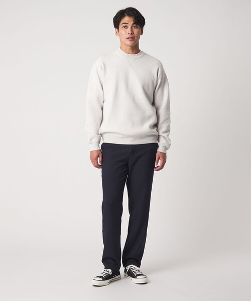A DAY IN THE LIFE UNITED ARROWS(アデイインザライフユナイテッドアローズ)の「ウールライク サージ イージーパンツ<A DAY IN THE LIFE>(スラックス・メンズ・ベージュ/ネイビー/ブラック/ダークグレー・S/L/XL/M)」の11枚目の写真