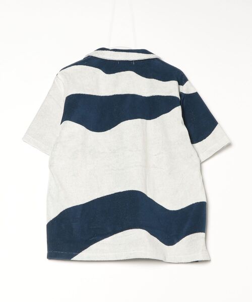 SEAGREEN（シーグリーン）の「SEAGREEN(シーグリーン) WAVE PILE SHIRT（シャツ/ブラウス・メンズ・ブルー・3/4/2）」の4枚目の写真