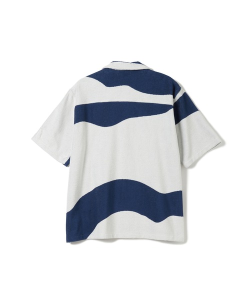 SEAGREEN（シーグリーン）の「SEAGREEN(シーグリーン) WAVE PILE SHIRT（シャツ/ブラウス・メンズ・ブルー・3/4/2）」の2枚目の写真