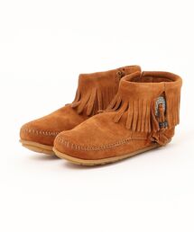 Minnetonka（ミネトンカ）の「【RES】【ミネトンカ MINNETONKA】CONCHO FEATHER SIDE ZIP BOOT（ブーツ）」