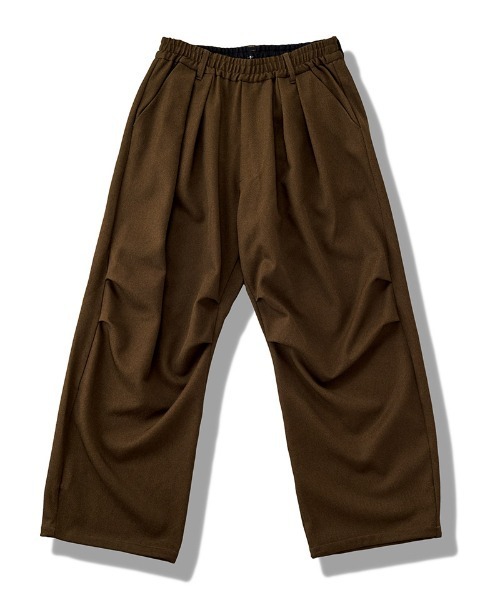 NO ID.(ノーアイディ)の「mp14316-ツータックイージーパラシュートトラウザーズ パンツ(857006-351P)(その他パンツ・メンズ・ブラウン/グレー/ブラック・1/2)」の21枚目の写真