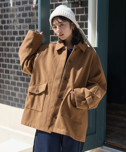 限定展開 ウーリーシャツジャケット（ブルゾン）｜FREAK'S STORE