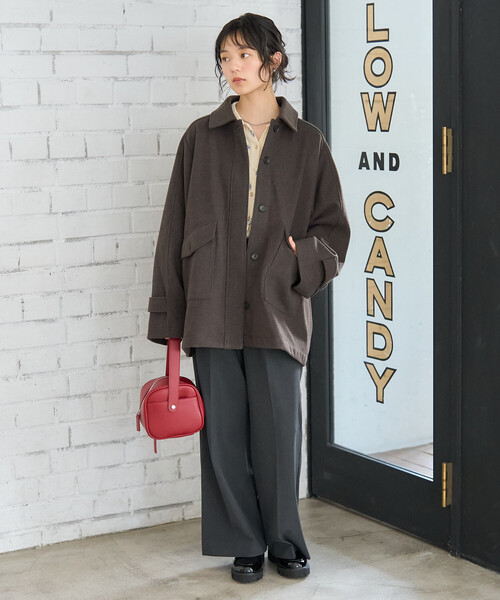 セール】限定展開 ウーリーシャツジャケット（ブルゾン）｜FREAK'S