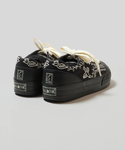 SHINYAKOZUKA(シンヤコヅカ)の「PICTURESQUE ANTIQUE SNEAKER WITH CONVERSE(ISSUE7)(スニーカー・メンズ・ブラック・25.5/26.5/27.5)」の3枚目の写真