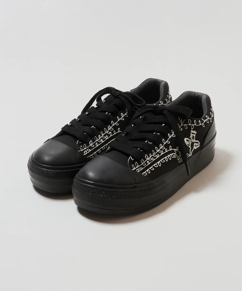 SHINYAKOZUKA(シンヤコヅカ)の「PICTURESQUE ANTIQUE SNEAKER WITH CONVERSE(ISSUE7)(スニーカー・メンズ・ブラック・25.5/26.5/27.5)」の10枚目の写真