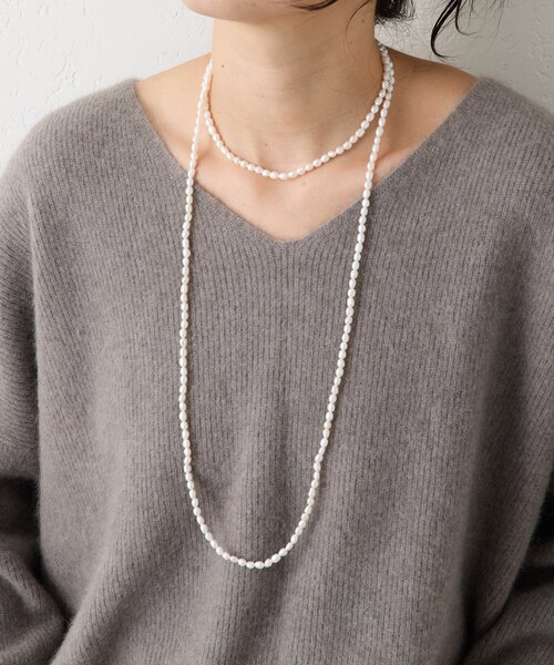 RIVE DROITE(リヴドロワ)の「【アレンジ自在】120cmパール×SV925ネックレス(ネックレス・レディース・シルバー系その他4・FREE)」の3枚目の写真