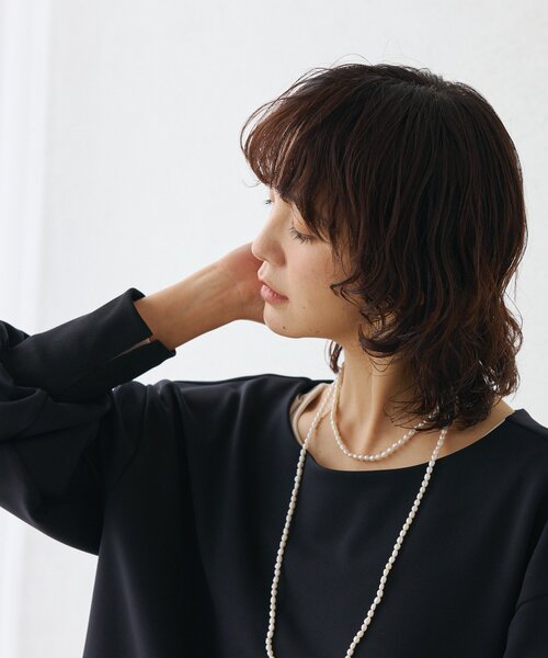 RIVE DROITE(リヴドロワ)の「【アレンジ自在】120cmパール×SV925ネックレス(ネックレス・レディース・シルバー系その他4・FREE)」の7枚目の写真