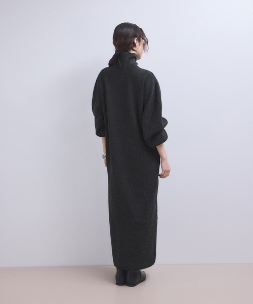 ADAM ET ROPE'(アダムエロペ)の「【WEB限定】2WAYニットポロワンピース(ワンピース・レディース・チャコールグレー/グレー/ブラウン・FREE)」の11枚目の写真