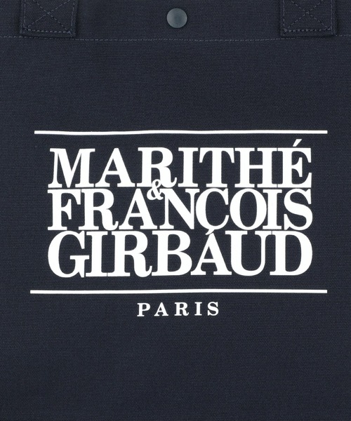 MARITHE + FRANCOIS GIRBAUD(マリテフランソワジルボー)の「CLASSIC LOGO BIG SHOPPER BAG(トートバッグ・レディース・Navy/ナチュラル/ライトブルー・フリー)」の7枚目の写真