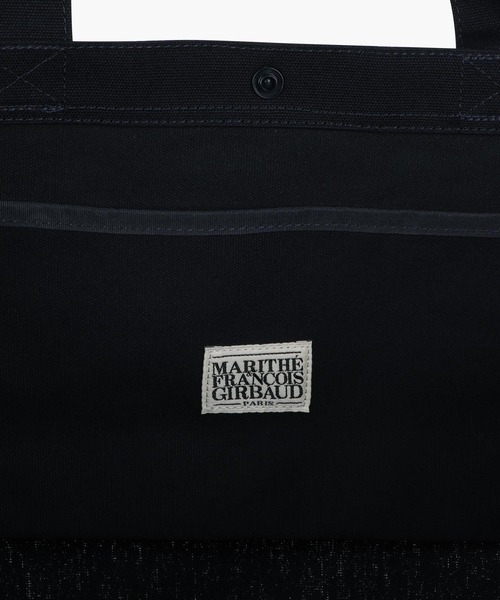 MARITHE + FRANCOIS GIRBAUD(マリテフランソワジルボー)の「CLASSIC LOGO BIG SHOPPER BAG(トートバッグ・レディース・Navy/ナチュラル/ライトブルー・フリー)」の8枚目の写真