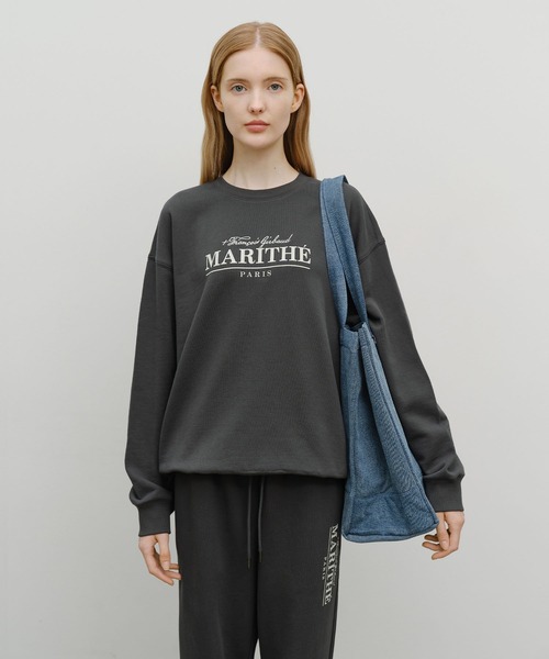 MARITHE + FRANCOIS GIRBAUD(マリテフランソワジルボー)の「CLASSIC LOGO BIG SHOPPER BAG(トートバッグ・レディース・Navy/ナチュラル/ライトブルー・フリー)」の21枚目の写真