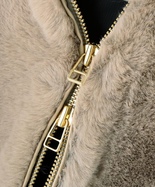 FR(13)NDS（フレンズ）の「FR(13)NDS /フレンズ/FAKE FUR HOOD BZ（ブルゾン・メンズ・ブラック/グレー・M/L）」の9枚目の写真