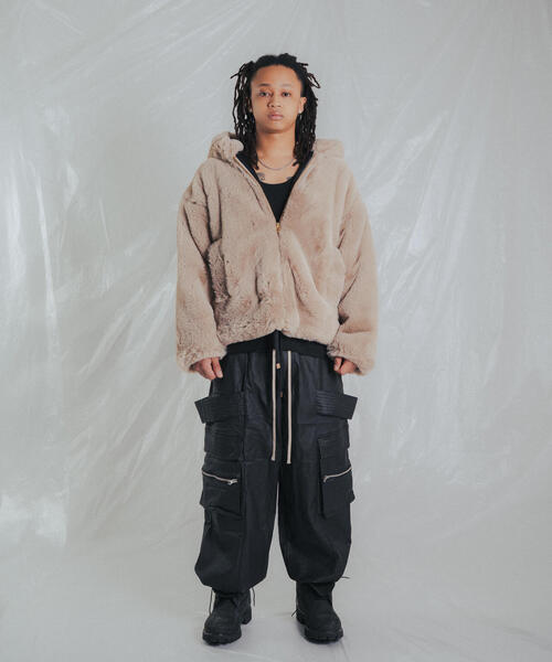 FR(13)NDS（フレンズ）の「FR(13)NDS /フレンズ/FAKE FUR HOOD BZ（ブルゾン・メンズ・ブラック/グレー・M/L）」の22枚目の写真