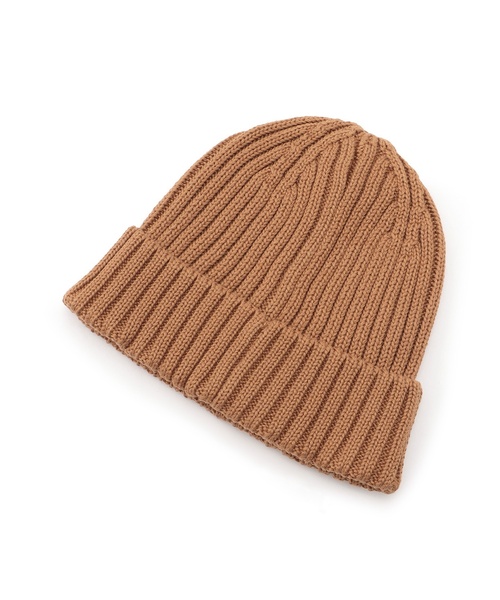 petit main(プティマイン)の「ベーシックニット帽(ニットキャップ/ビーニー・キッズ・パープル/チャコール/キナリ/キャメル・M/L)」の8枚目の写真
