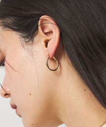 green label relaxing | ドロップフープ ウェーブ イヤリング(イヤリング)