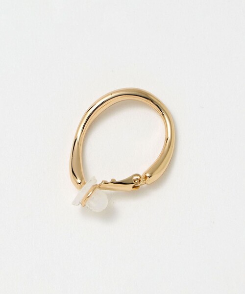 green label relaxing（グリーンレーベルリラクシング）の「ドロップフープ ウェーブ イヤリング（イヤリング・レディース・シルバー/ゴールド・FREE）」の8枚目の写真