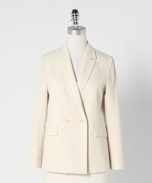 size SHORTあり］パウドレ ダブル ジャケット ウォッシャブル