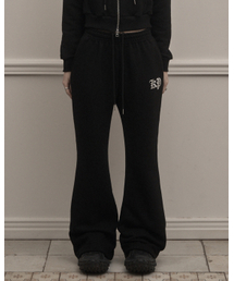 KHAKIPOINT（カーキポイント）の「Chrome Bootcut Pants (black)（スウェットパンツ）」