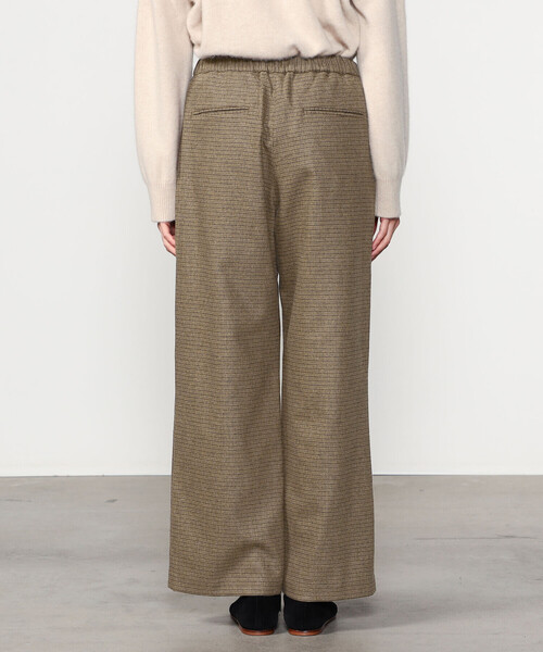 Morris & Sons(モリスアンドサンズ)の「MORRIS & SONS | ガンクラブチェック ワイドイージーパンツ WOMEN(その他パンツ・レディース・グレー/ベージュ・0/1)」の6枚目の写真