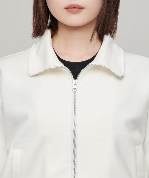 MUSINSA STANDARD WOMAN（ムシンサスタンダードウーマン）の「ウィメンズフラットテリー ハイネックスウェットジップアップ [クリーム]（スウェット・レディース・その他・SMALL/MEDIUM/LARGE/X-SMALL）」の4枚目の写真