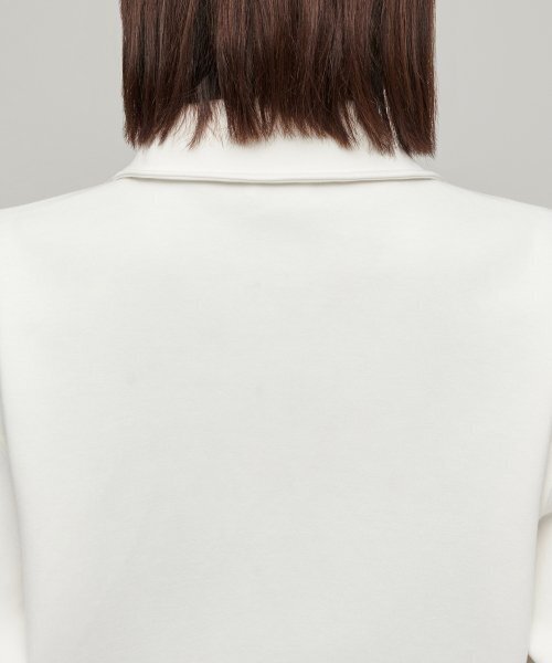 MUSINSA STANDARD WOMAN（ムシンサスタンダードウーマン）の「ウィメンズフラットテリー ハイネックスウェットジップアップ [クリーム]（スウェット・レディース・その他・SMALL/MEDIUM/LARGE/X-SMALL）」の5枚目の写真