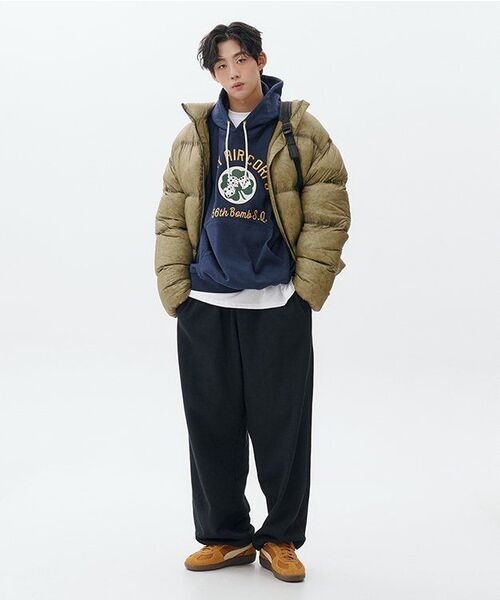 MUSINSA STANDARD（ムシンサスタンダード）の「ワイドバリアブルラウンジスウェットパンツ[ブラック]（スウェットパンツ・メンズ・その他・SMALL/MEDIUM/LARGE/X-LARGE/XX-LARGE）」の8枚目の写真