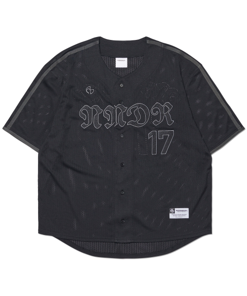NOMANUAL(NOMANUAL)の「SMOKE BALL MESH JERSEY - BLACK(シャツ/ブラウス・レディース・その他・MEDIUM/LARGE/X-LARGE)」の1枚目の写真