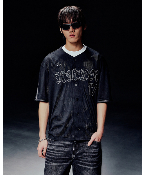 NOMANUAL(NOMANUAL)の「SMOKE BALL MESH JERSEY - BLACK(シャツ/ブラウス・レディース・その他・MEDIUM/LARGE/X-LARGE)」の3枚目の写真