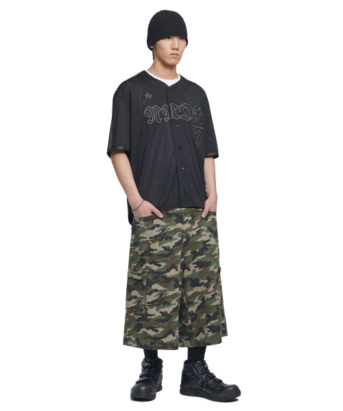 NOMANUAL(NOMANUAL)の「SMOKE BALL MESH JERSEY - BLACK(シャツ/ブラウス・レディース・その他・MEDIUM/LARGE/X-LARGE)」の4枚目の写真