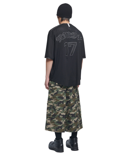 NOMANUAL(NOMANUAL)の「SMOKE BALL MESH JERSEY - BLACK(シャツ/ブラウス・レディース・その他・MEDIUM/LARGE/X-LARGE)」の5枚目の写真