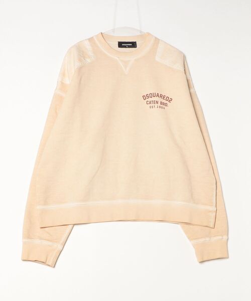 DSQUARED2(ディースクエアード)の「Cipro Loose Fit Sweatshirt/0252(スウェット・メンズ・レッド系その他/アイボリー・S/L/XL/M)」の2枚目の写真