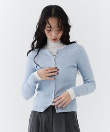 NUJOH（ヌゾ）の「Snap Rib Top / スナップリブトップ（Tシャツ/カットソー）」