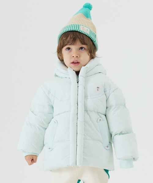 セール】クラウドフード付きダックダウンジャケット（ダウンジャケット