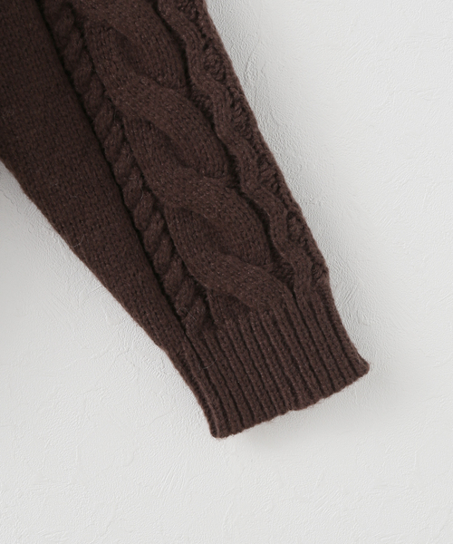 AFB / エーエフビー FUR ALAN KNIT HOODIE（パーカー）｜AFB