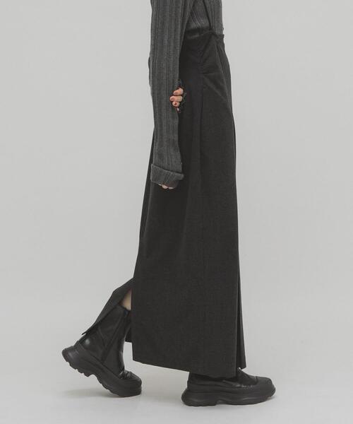 KBF（ケイビーエフ）の「2WAYペンシルスカート（スカート・レディース・チャコールグレー/ブラウン・ONE）」の17枚目の写真