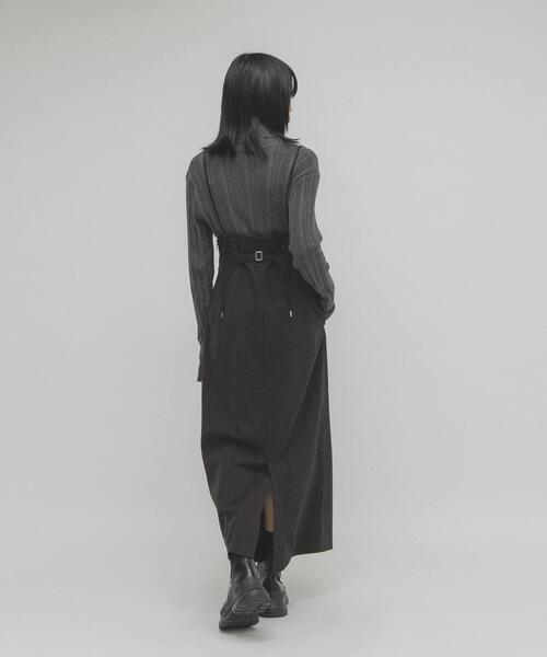 KBF（ケイビーエフ）の「2WAYペンシルスカート（スカート・レディース・チャコールグレー/ブラウン・ONE）」の20枚目の写真