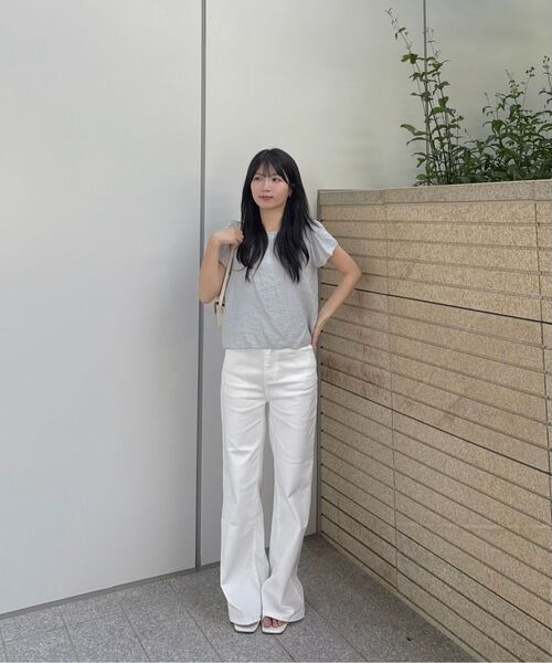 LADY VOLUME(レディーボリューム)の「ストレートフレアジーンズ (ホワイト)(デニムパンツ・レディース・その他・SMALL/MEDIUM/LARGE)」の12枚目の写真
