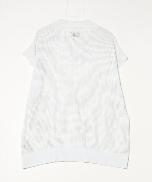 DANKE SCHON（ダンケシェーン）の「Dankeschon/ダンケシェーン/12GG MESH VEST/12ゲージ メッシュベスト（ベスト・レディース・ホワイト・F）」の3枚目の写真