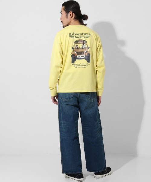 KRIFF MAYER（クリフメイヤー）の「【綿100%】クリフラビットロンT(車)（Tシャツ/カットソー・メンズ・オフホワイト/チャコール/ミント/イエロー/ネイビー・LARGE/MEDIUM/X-LARGE）」の10枚目の写真