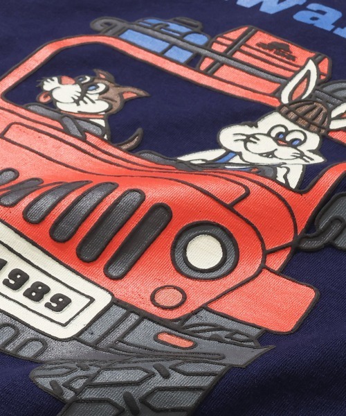KRIFF MAYER（クリフメイヤー）の「【綿100%】クリフラビットロンT(車)（Tシャツ/カットソー・メンズ・オフホワイト/チャコール/ミント/イエロー/ネイビー・LARGE/MEDIUM/X-LARGE）」の12枚目の写真