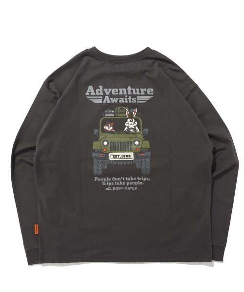 KRIFF MAYER（クリフメイヤー）の「【綿100%】クリフラビットロンT(車)（Tシャツ/カットソー・メンズ・オフホワイト/チャコール/ミント/イエロー/ネイビー・LARGE/MEDIUM/X-LARGE）」の22枚目の写真