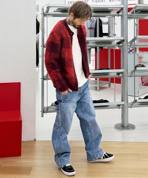 EXTRAORDINARY（エクストラオーディナリー）の「HERITAGE CHECK CARDIGAN RED（カーディガン/ボレロ・メンズ・その他・MEDIUM/LARGE/X-LARGE）」の9枚目の写真