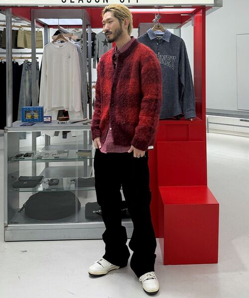 EXTRAORDINARY（エクストラオーディナリー）の「HERITAGE CHECK CARDIGAN RED（カーディガン/ボレロ・メンズ・その他・MEDIUM/LARGE/X-LARGE）」の11枚目の写真