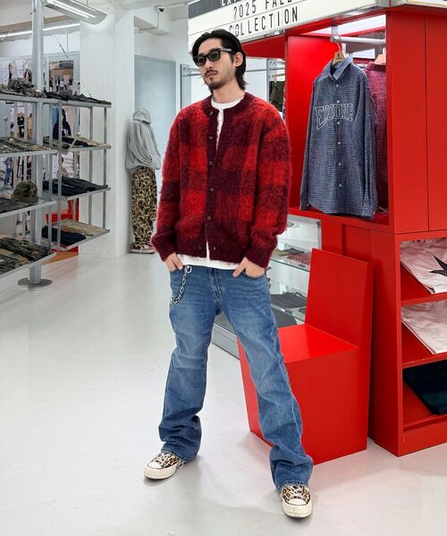 EXTRAORDINARY（エクストラオーディナリー）の「HERITAGE CHECK CARDIGAN RED（カーディガン/ボレロ・メンズ・その他・MEDIUM/LARGE/X-LARGE）」の14枚目の写真