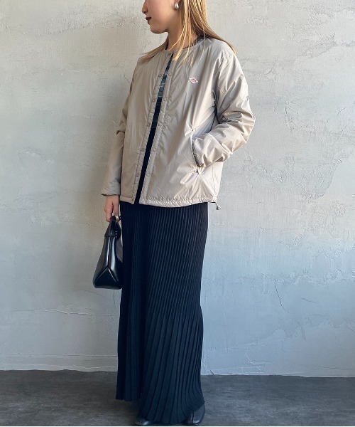 DANTON/ダントン] ナイロンタフタ インサレーションノーカラー