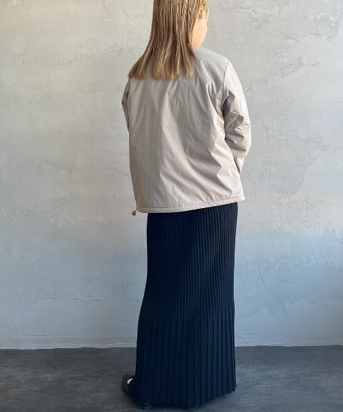 DANTON/ダントン] ナイロンタフタ インサレーションノーカラー