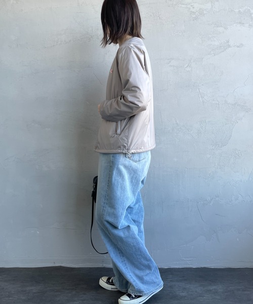 DANTON/ダントン] ナイロンタフタ インサレーションノーカラー