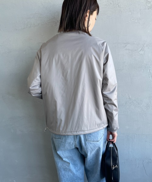 DANTON/ダントン] ナイロンタフタ インサレーションノーカラー