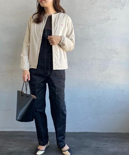 DANTON/ダントン] ナイロンタフタ インサレーションノーカラー